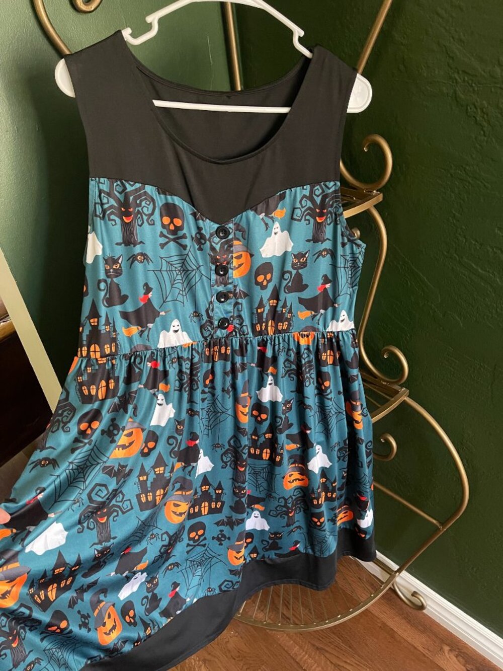 Retro-Style Spooky Halloween Dress